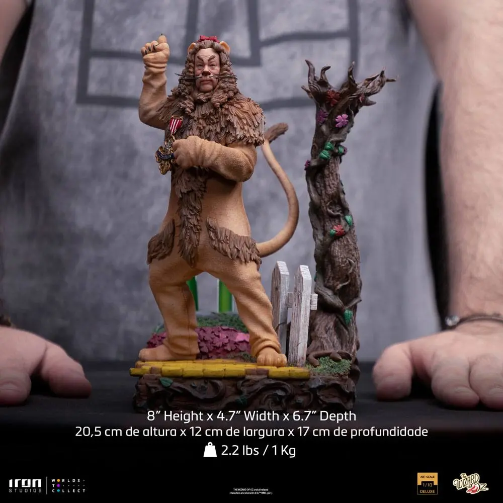 The Wizard of Oz Deluxe Art Scale Statue 1/10 Cowardly Lion 20 cm termékfotó