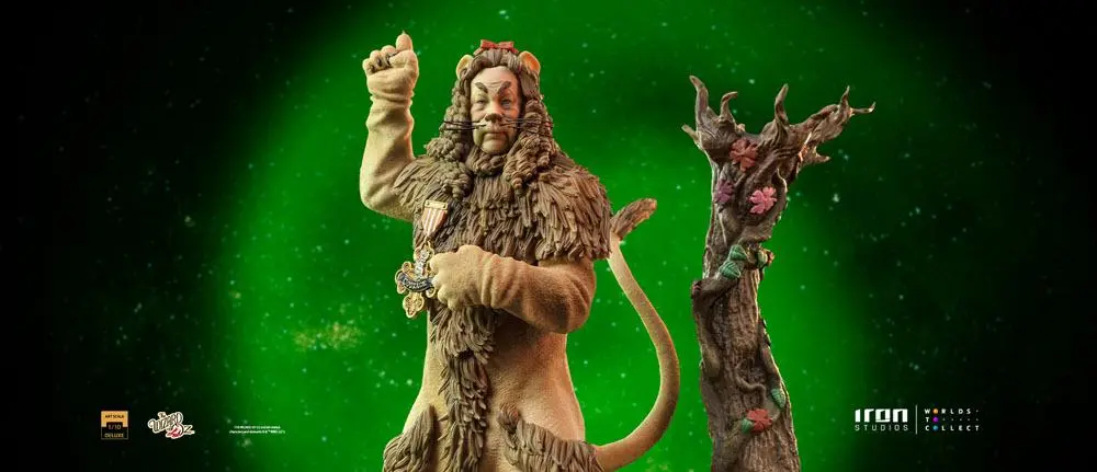 The Wizard of Oz Deluxe Art Scale Statue 1/10 Cowardly Lion 20 cm termékfotó