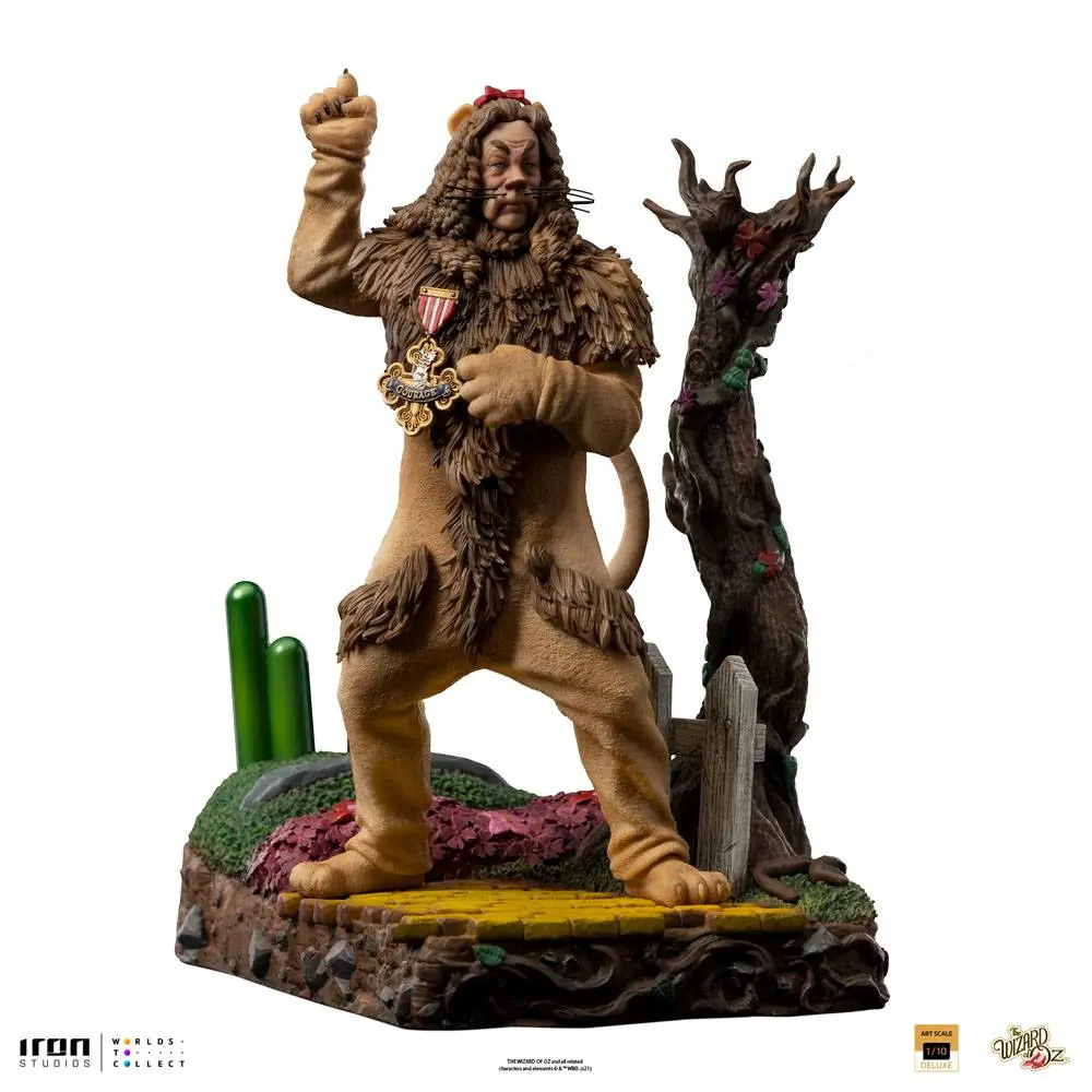 The Wizard of Oz Deluxe Art Scale Statue 1/10 Cowardly Lion 20 cm termékfotó