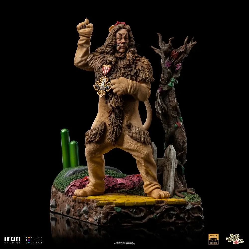 The Wizard of Oz Deluxe Art Scale Statue 1/10 Cowardly Lion 20 cm termékfotó