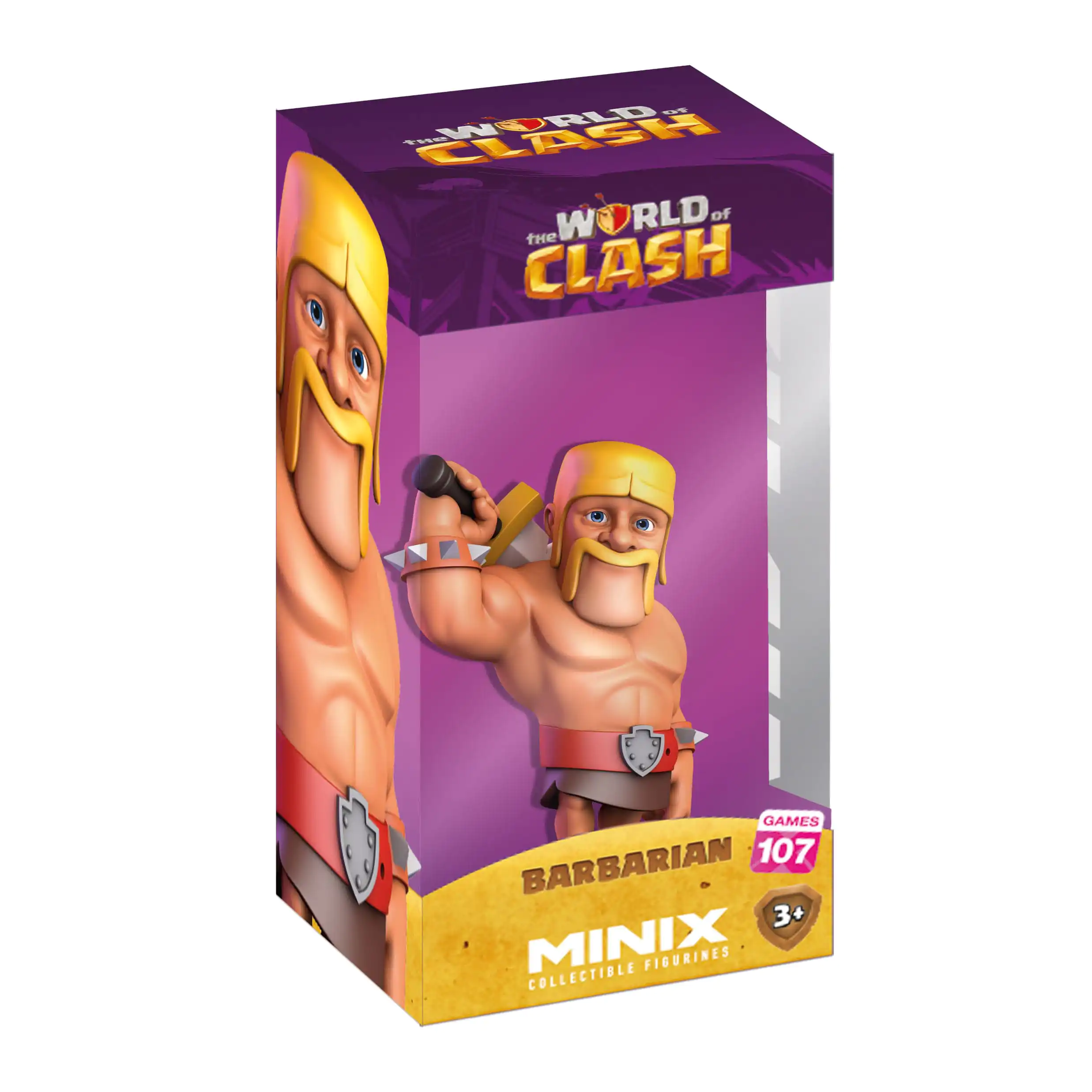 The World of Clash Minix Figure Clash of Clans Barbarian 12 cm termékfotó