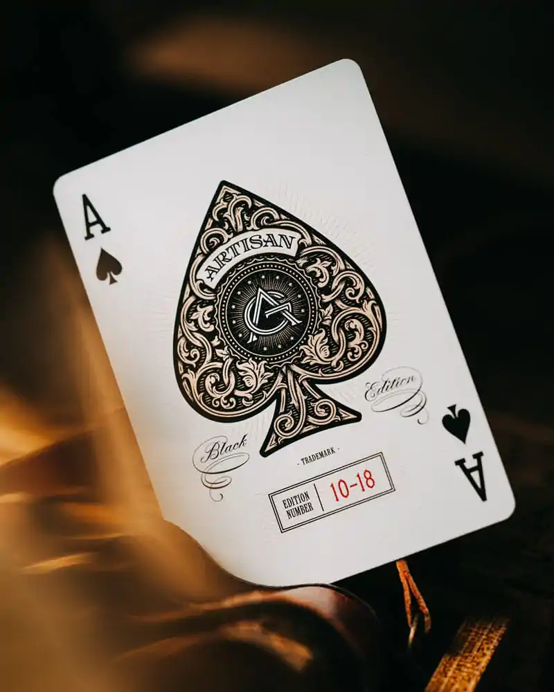 Theory Artisan Black Poker Deck of Cards termékfotó