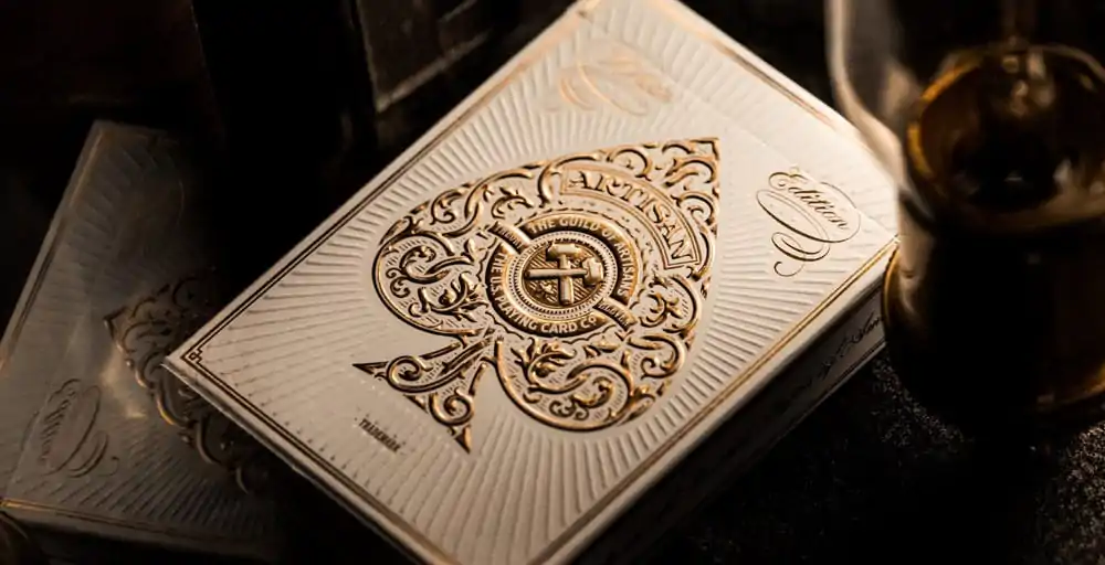 Theory Artisan White Poker Deck of Cards termékfotó