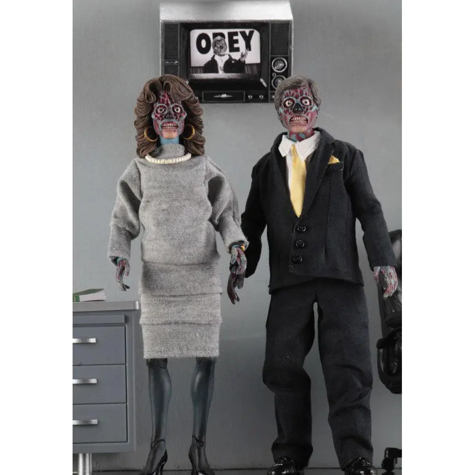 They Live Retro Action Figure 2-Pack Aliens 20 cm termékfotó