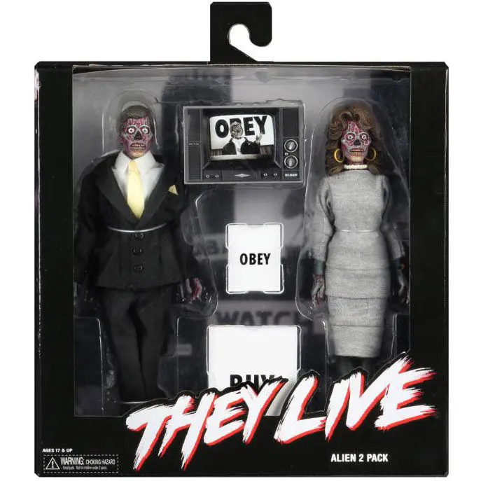 They Live Retro Action Figure 2-Pack Aliens 20 cm termékfotó