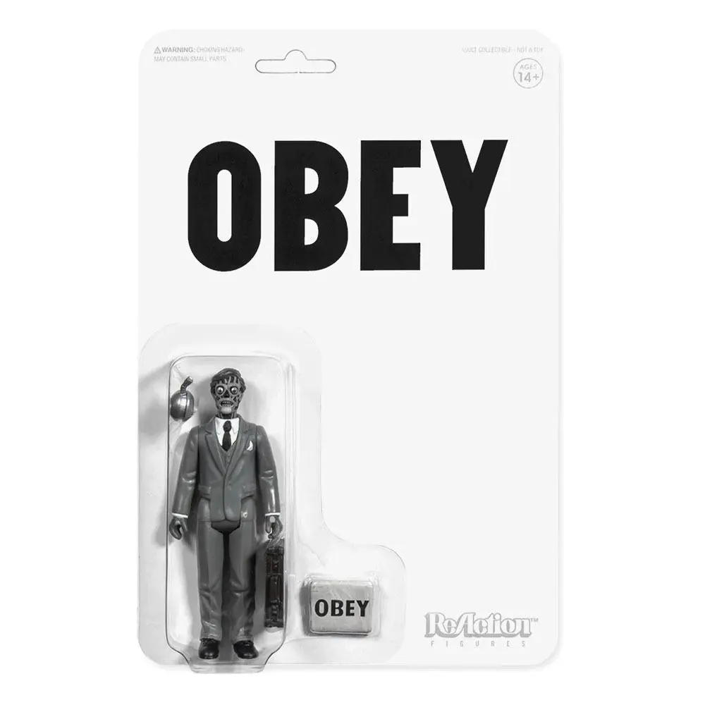 They Live ReAction Action Figure Male Ghoul (Black &amp; White) 10 cm product photo