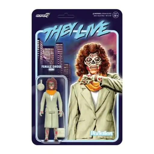 They Live ReAction Action Figure Wave 02 Female Ghoul (Glow) 10 cm termékfotó