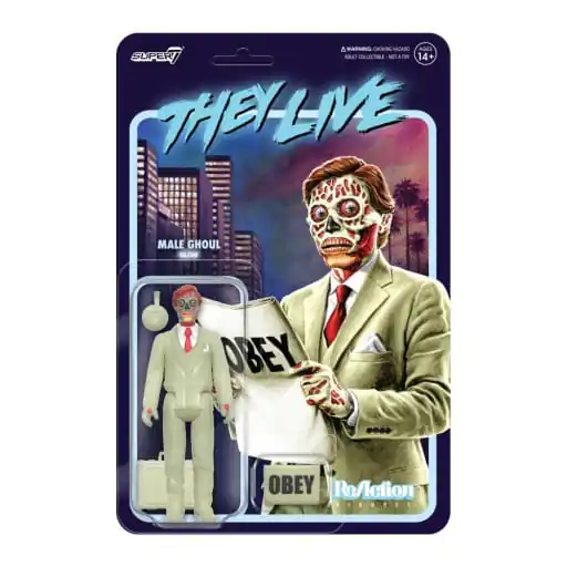 They Live ReAction Action Figure Wave 02 Male Ghoul (Glow) 10 cm termékfotó