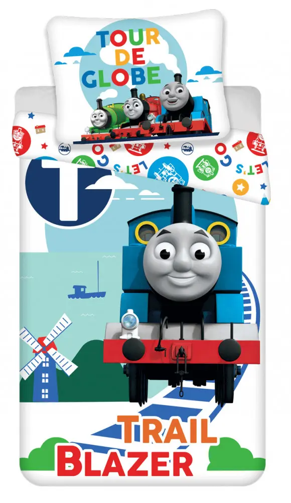 Thomas & Friends Duvet Cover for Single Bed 140x200cm, 70x90cm product photo