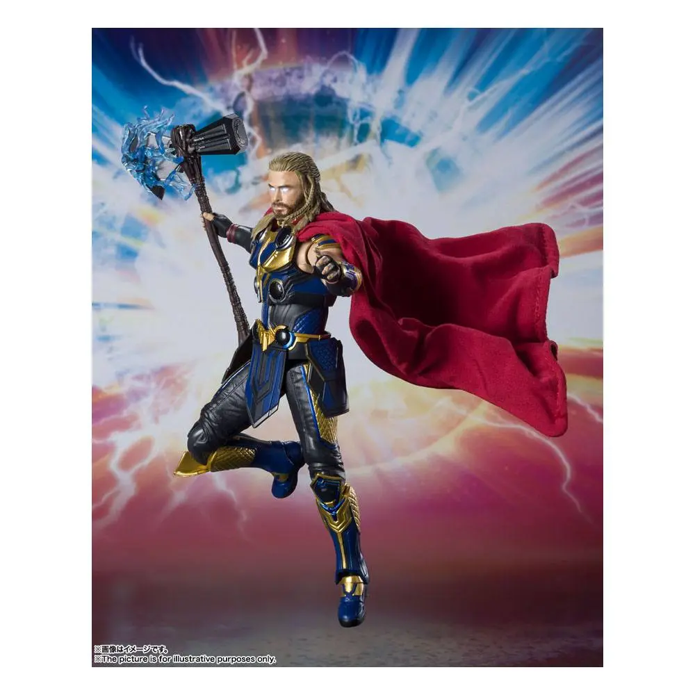 Thor: Love &amp; Thunder S.H. Figuarts Actionfigur Thor 16 cm product photo