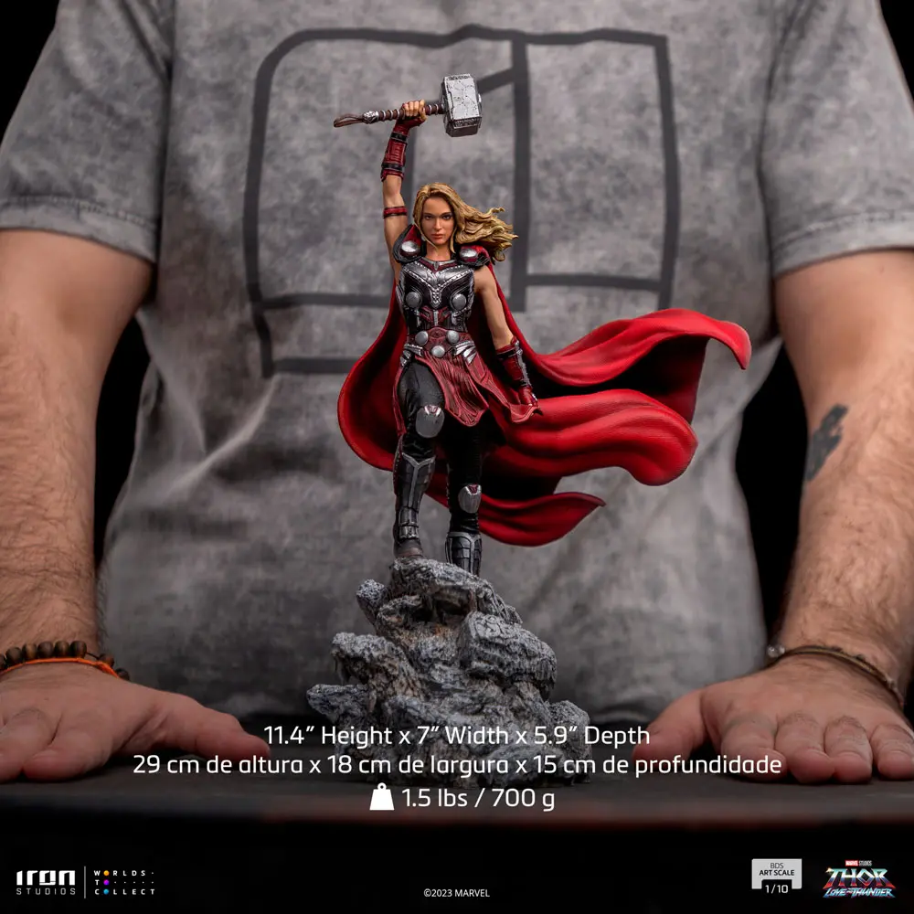 Thor: Love and Thunder BDS Art Scale Statue 1/10 Mighty Thor Jane Foster 29 cm product photo