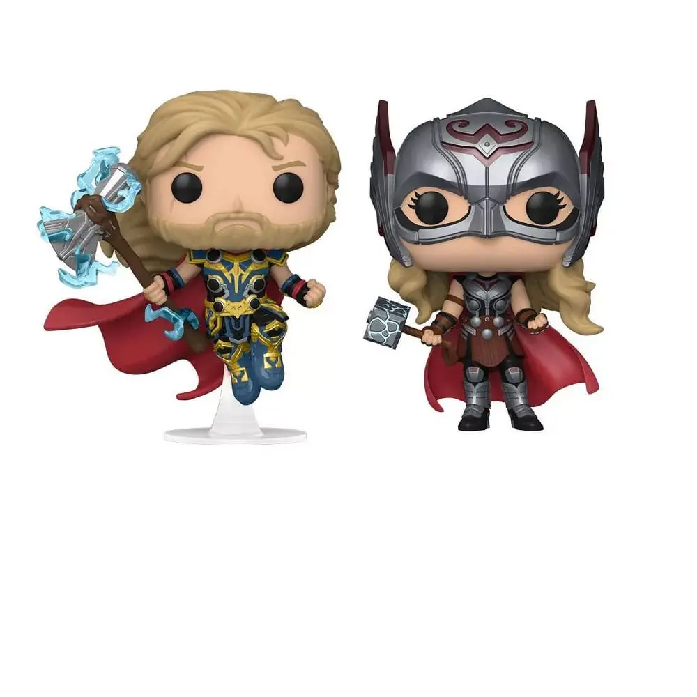 Thor: Love and Thunder POP! Vinyl Figures 2-Pack Thor & Mighty Thor 9 cm termékfotó