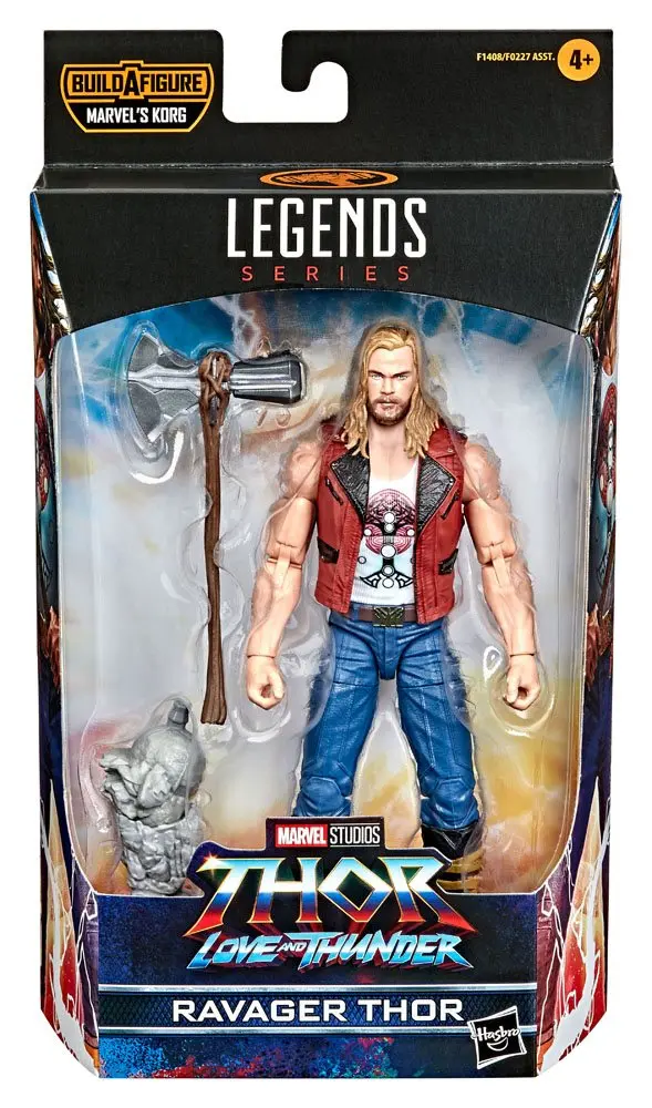 Thor: Love and Thunder Marvel Legends Series Action Figure 2022 Marvel's Korg BAF #4: Ravager Thor 15 cm product photo