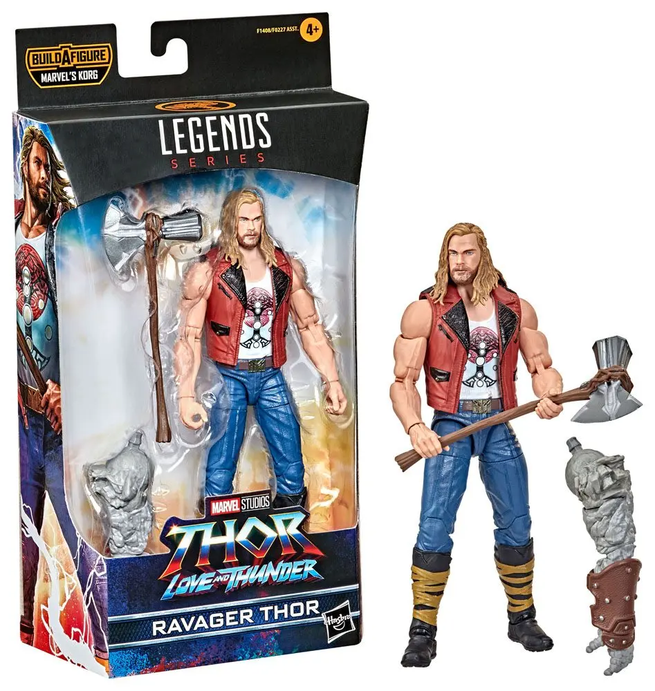 Thor: Love and Thunder Marvel Legends Series Action Figure 2022 Marvel's Korg BAF #4: Ravager Thor 15 cm product photo