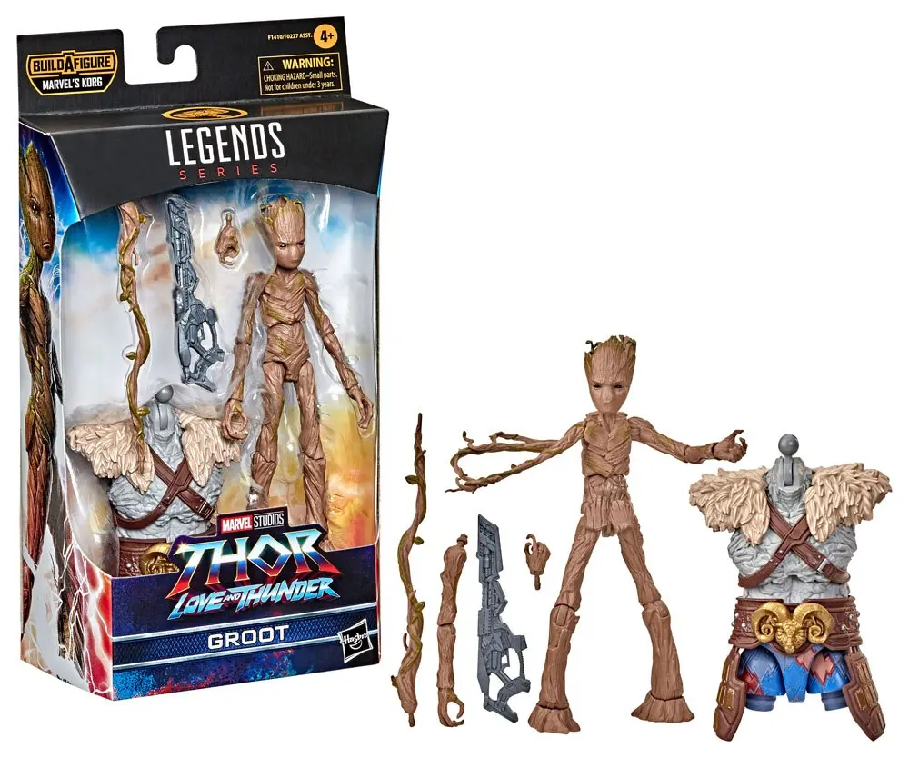 Thor: Love and Thunder Marvel Legends Series Action Figure 2022 Marvel's Korg BAF #6: Groot 15 cm product photo