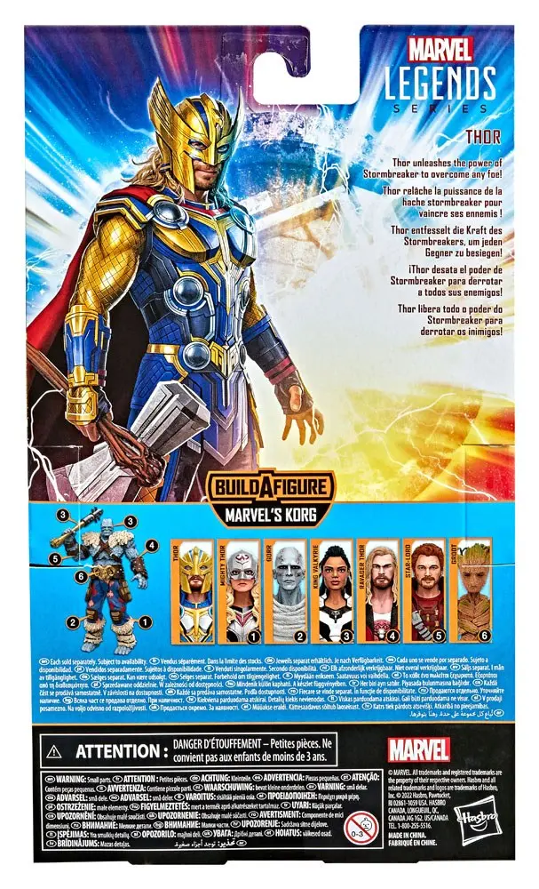 Thor: Love and Thunder Marvel Legends Series Action Figure 2022 Thor 15 cm termékfotó