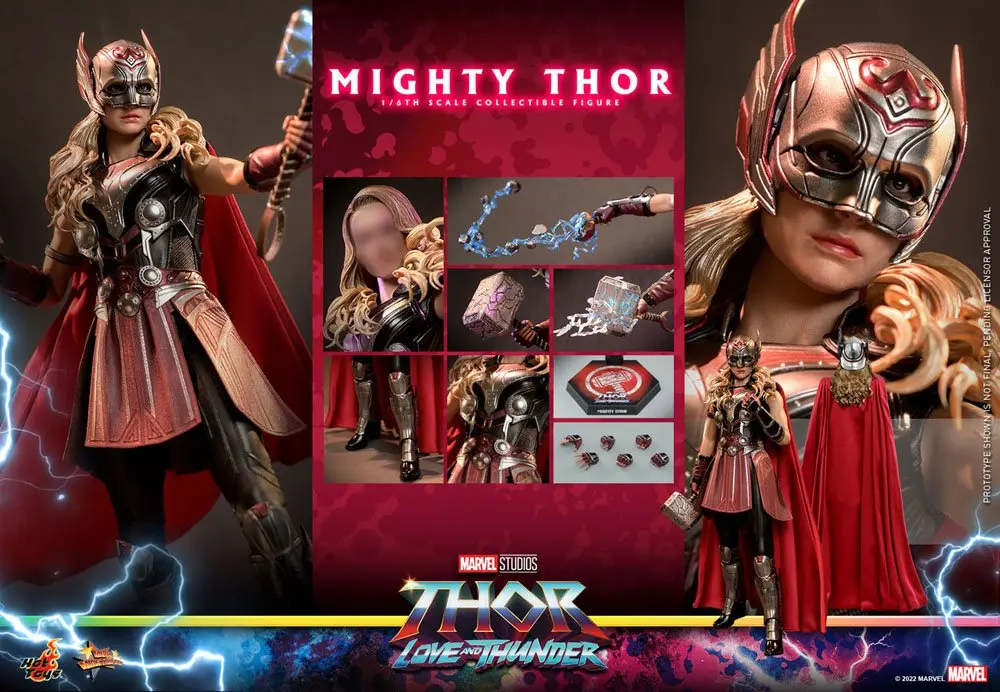 Thor: Love and Thunder Masterpiece Action Figure 1/6 Mighty Thor 29 cm termékfotó