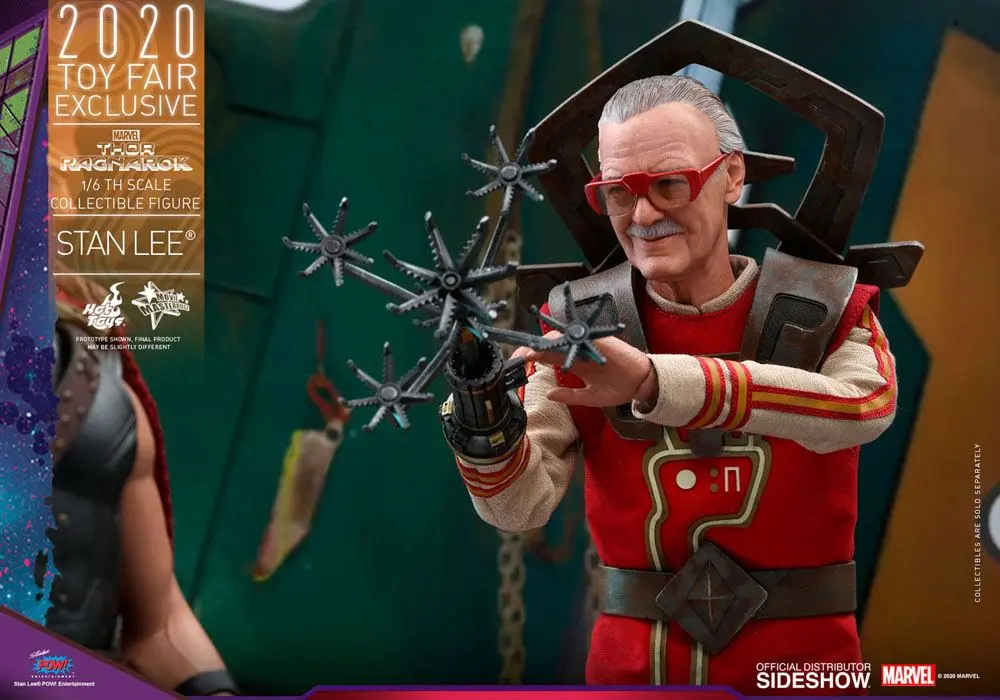 Thor Ragnarok Movie Masterpiece Action Figure 1/6 Stan Lee Hot Toys Exclusive 30 cm product photo