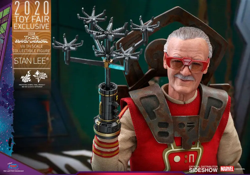 Thor Ragnarok Movie Masterpiece Action Figure 1/6 Stan Lee Hot Toys Exclusive 30 cm product photo
