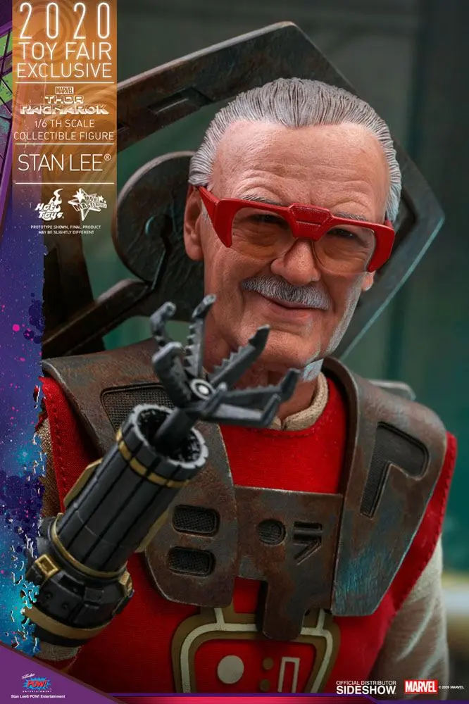 Thor Ragnarok Movie Masterpiece Action Figure 1/6 Stan Lee Hot Toys Exclusive 30 cm product photo