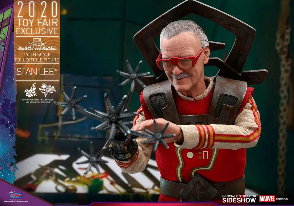 Thor Ragnarok Movie Masterpiece Action Figure 1/6 Stan Lee Hot Toys Exclusive 30 cm product photo