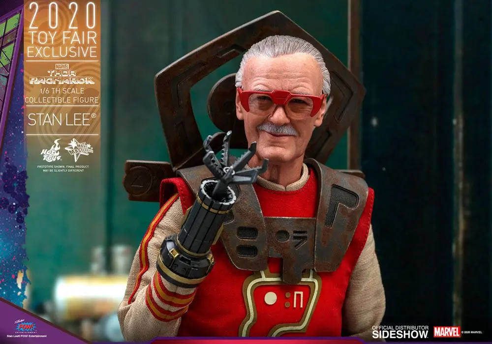 Thor Ragnarok Movie Masterpiece Action Figure 1/6 Stan Lee Hot Toys Exclusive 30 cm product photo