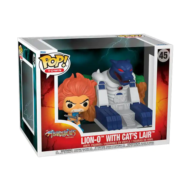 Thundercats Funko POP! Town Vinyl Figure Lion-O with Cat's Lair 9 cm product photo