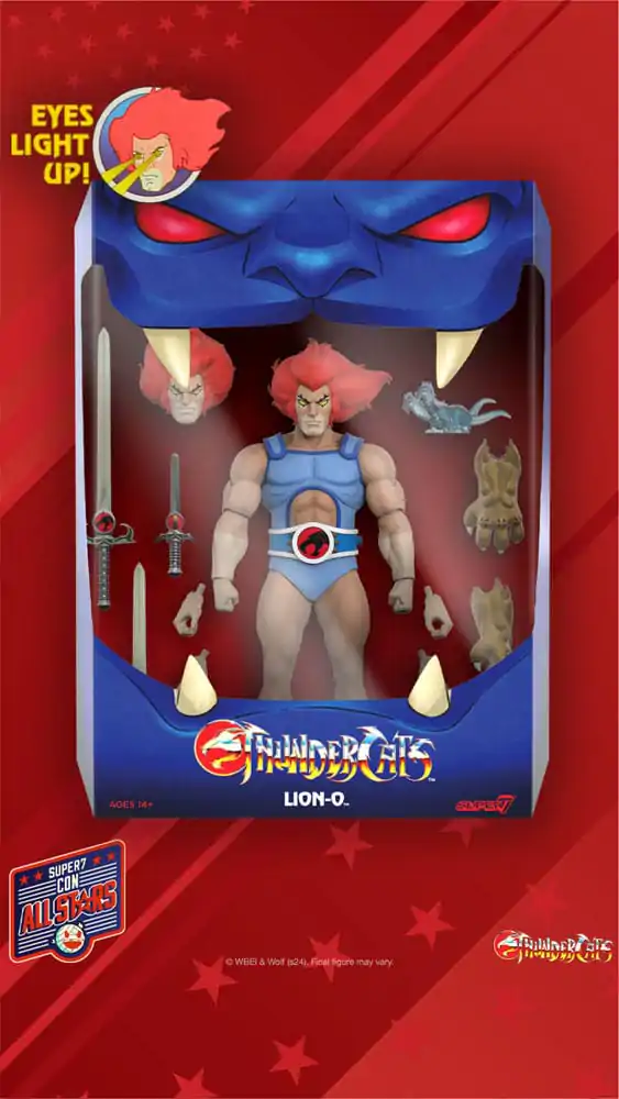 Thundercats Ultimates Action Figure Lion-O (LED Eyes) 18 cm termékfotó