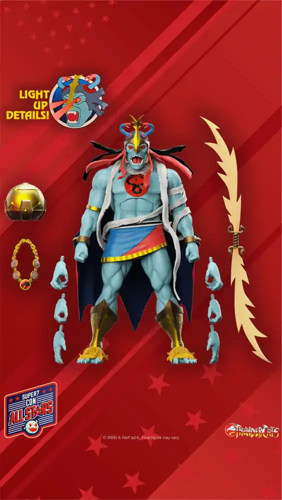 Thundercats Ultimates Action Figure Mumm-Ra (LED Eyes) 18 cm termékfotó