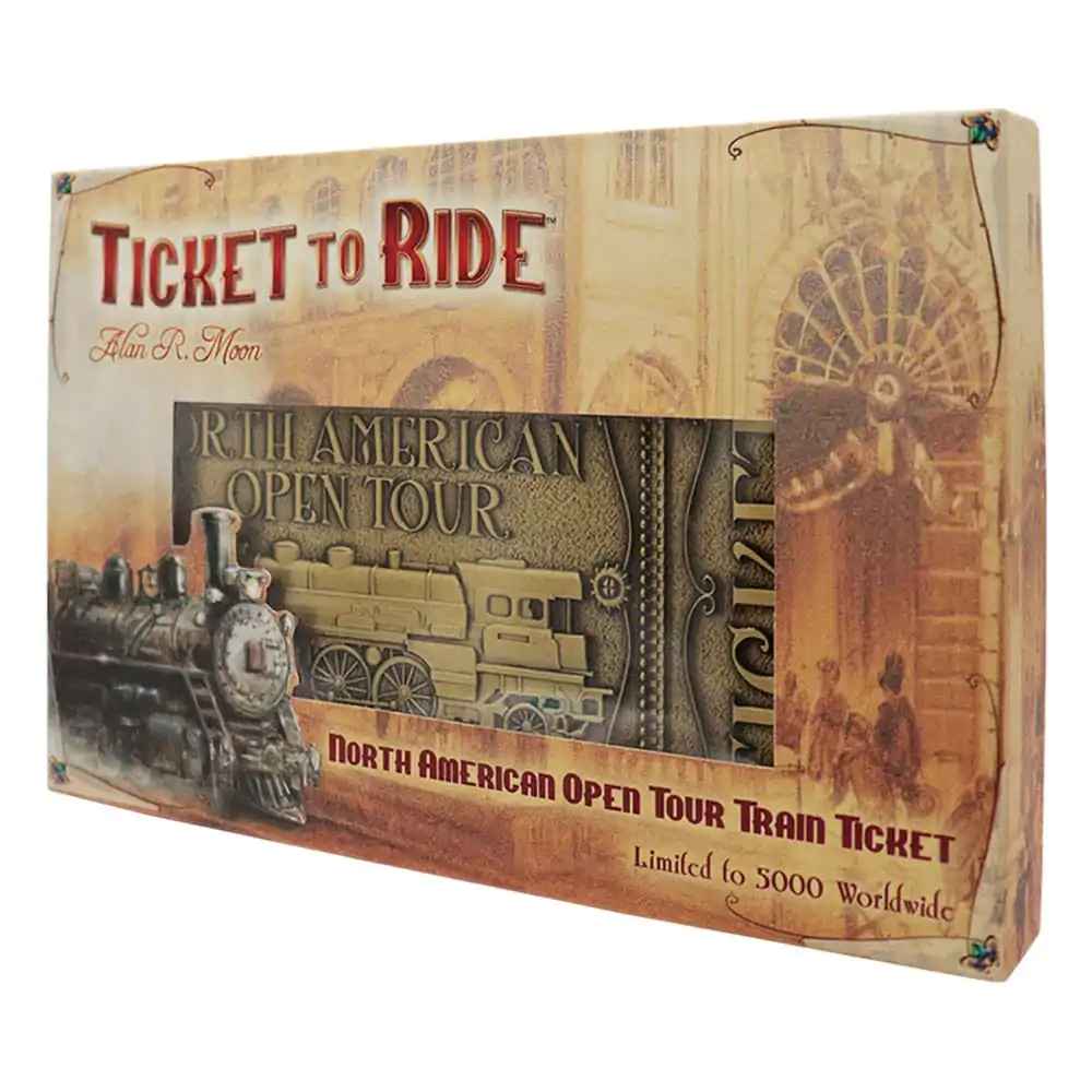 Ticket to Ride Replica North American Open Tour Ticket Limited Edition termékfotó