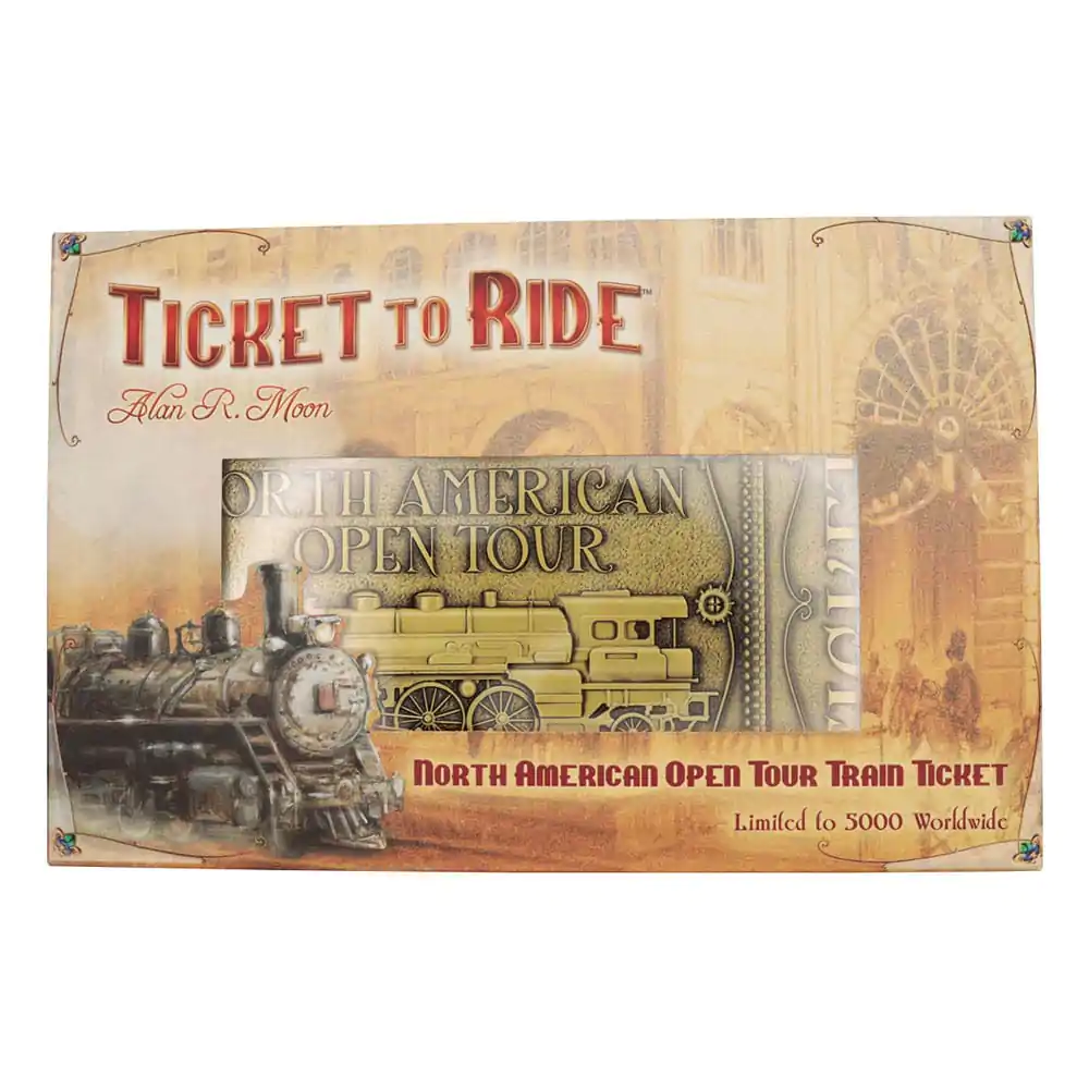 Ticket to Ride Replica North American Open Tour Ticket Limited Edition termékfotó