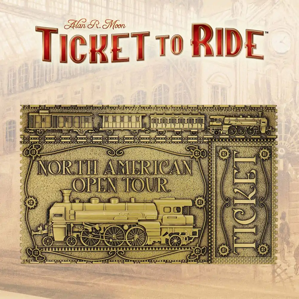 Ticket to Ride Replica North American Open Tour Ticket Limited Edition termékfotó