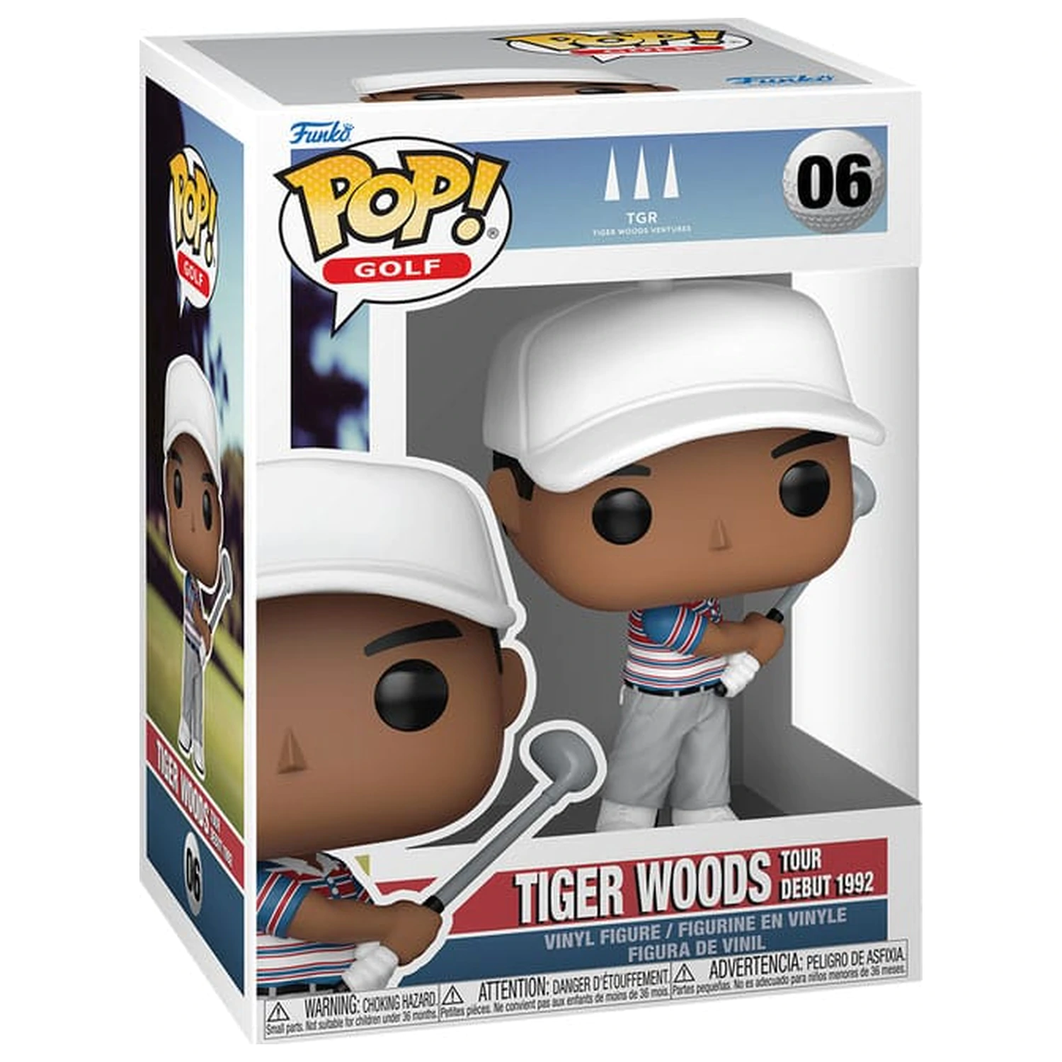 Tiger Woods Funko POP! Golf Vinyl Figure Tour Debut 1992 9 cm product photo