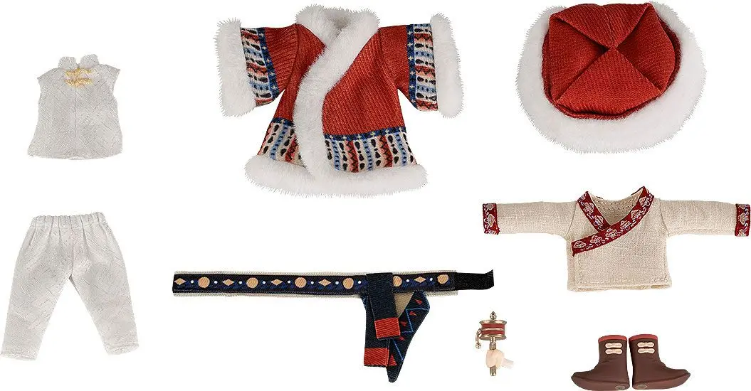 Time Raiders Parts for Nendoroid Doll Figures Outfit Set: Wu Xie - Seeking Till Found Ver. product photo