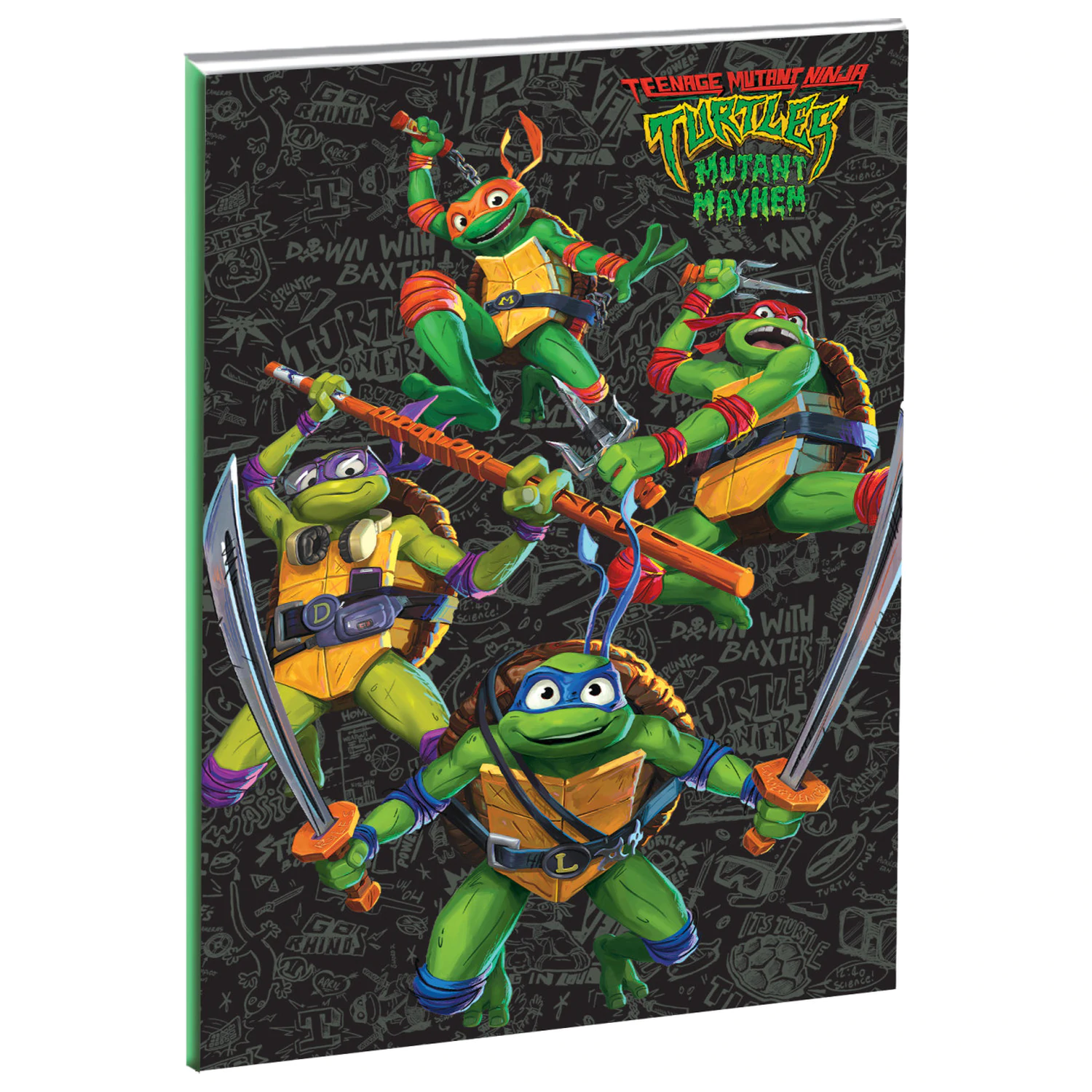 Teenage Mutant Ninja Turtles Power B/5 Lined Notebook 40 Pages product photo