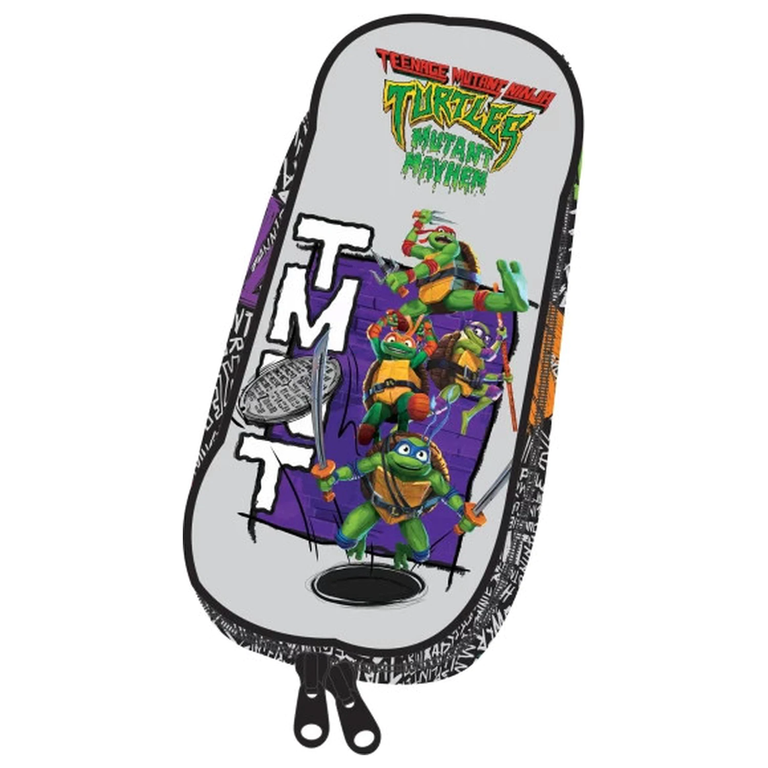 Teenage Mutant Ninja Turtles TMNT 2-Compartment Pencil Case 26 cm product photo