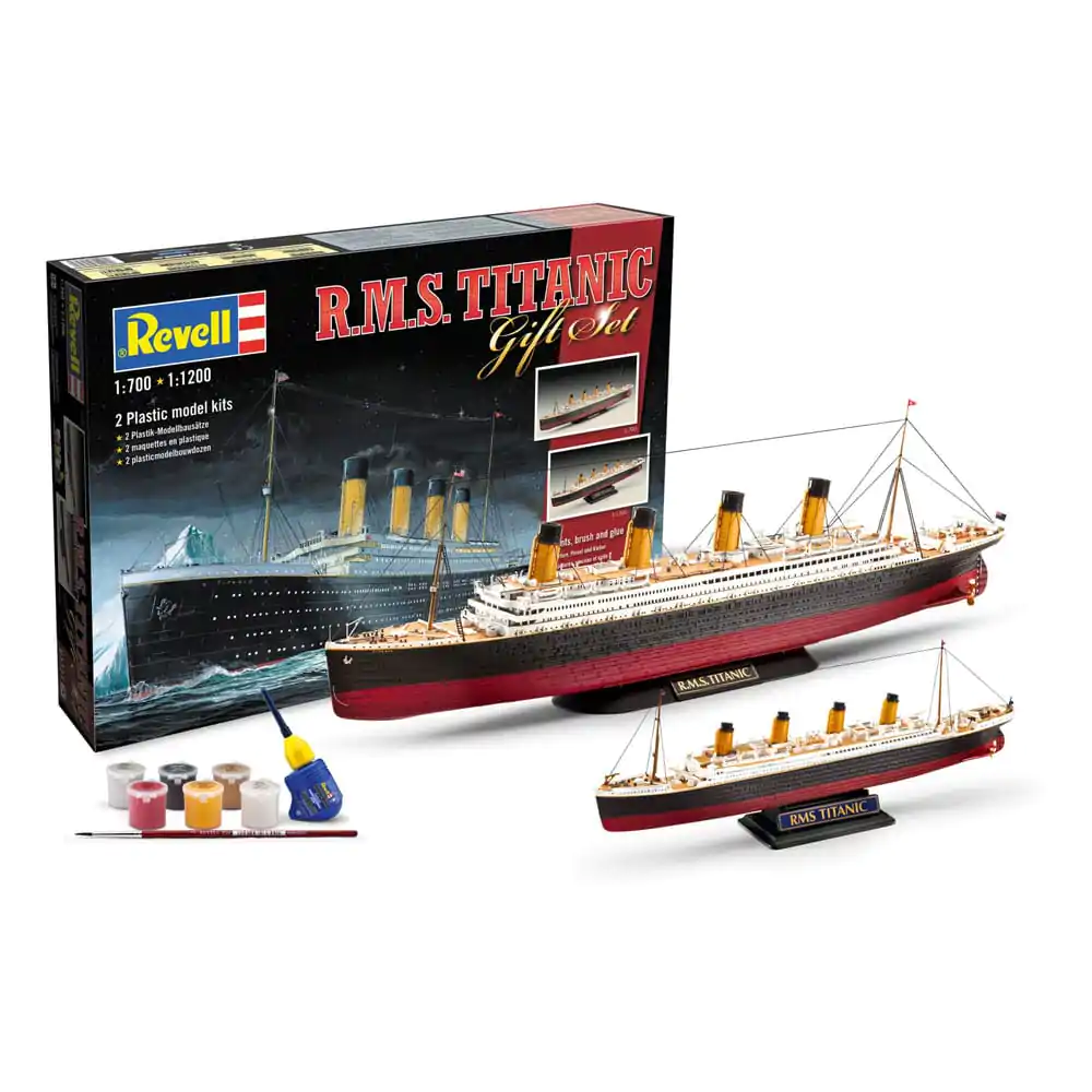 Titanic Model Kit Gift Set 1/700 + 1/1200 R.M.S. Titanic product photo