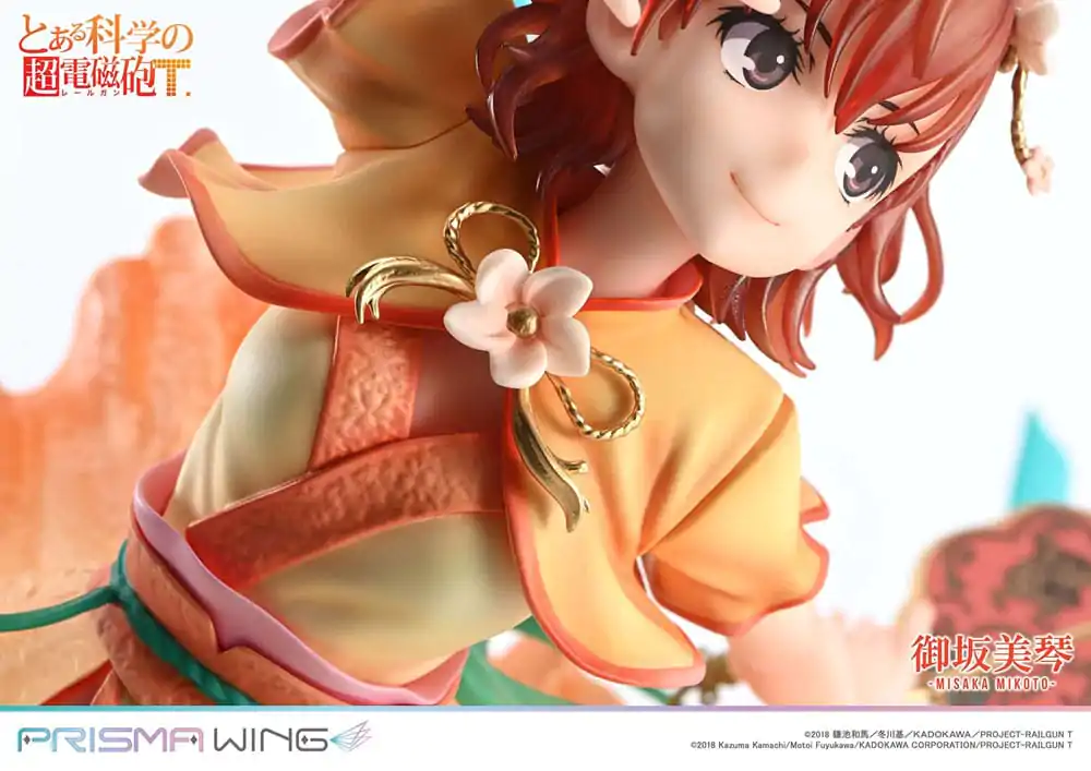 To Aru Kagaku no Railgun Prisma Wing PVC Statue 1/7 Misaka Mikoto Bonus Version 22 cm product photo