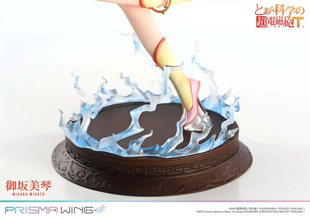 To Aru Kagaku no Railgun Prisma Wing PVC Statue 1/7 Misaka Mikoto Bonus Version 22 cm product photo
