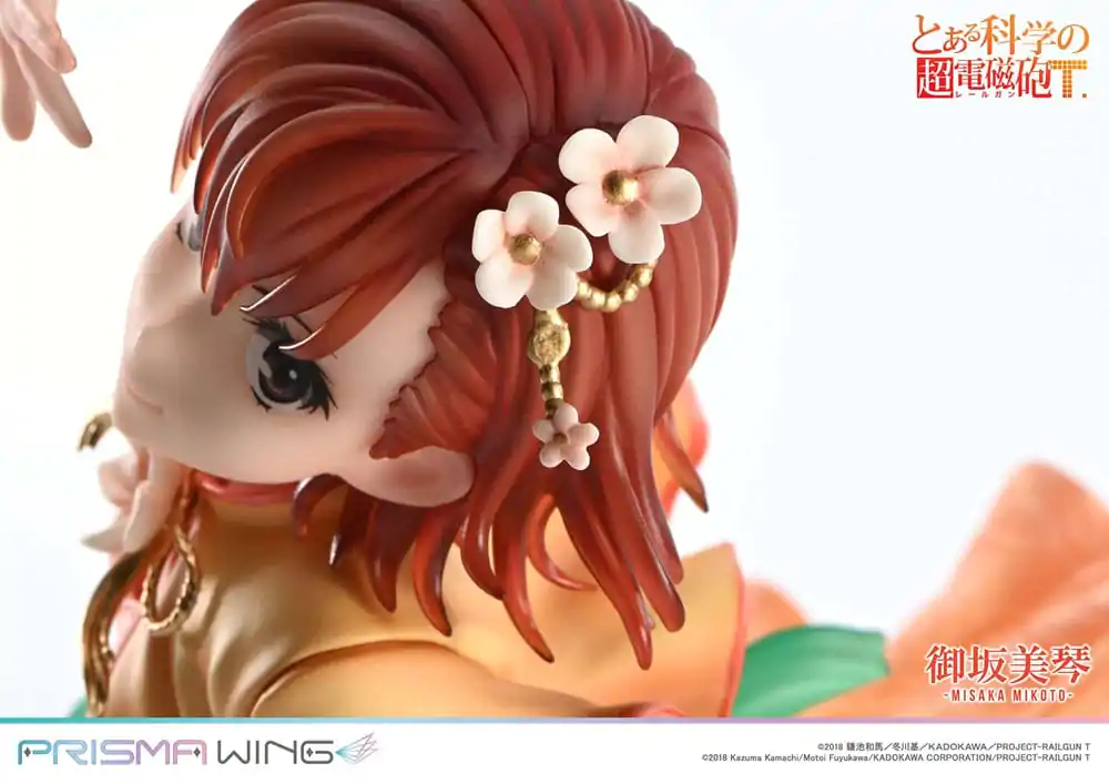 To Aru Kagaku no Railgun Prisma Wing PVC Statue 1/7 Misaka Mikoto Bonus Version 22 cm product photo