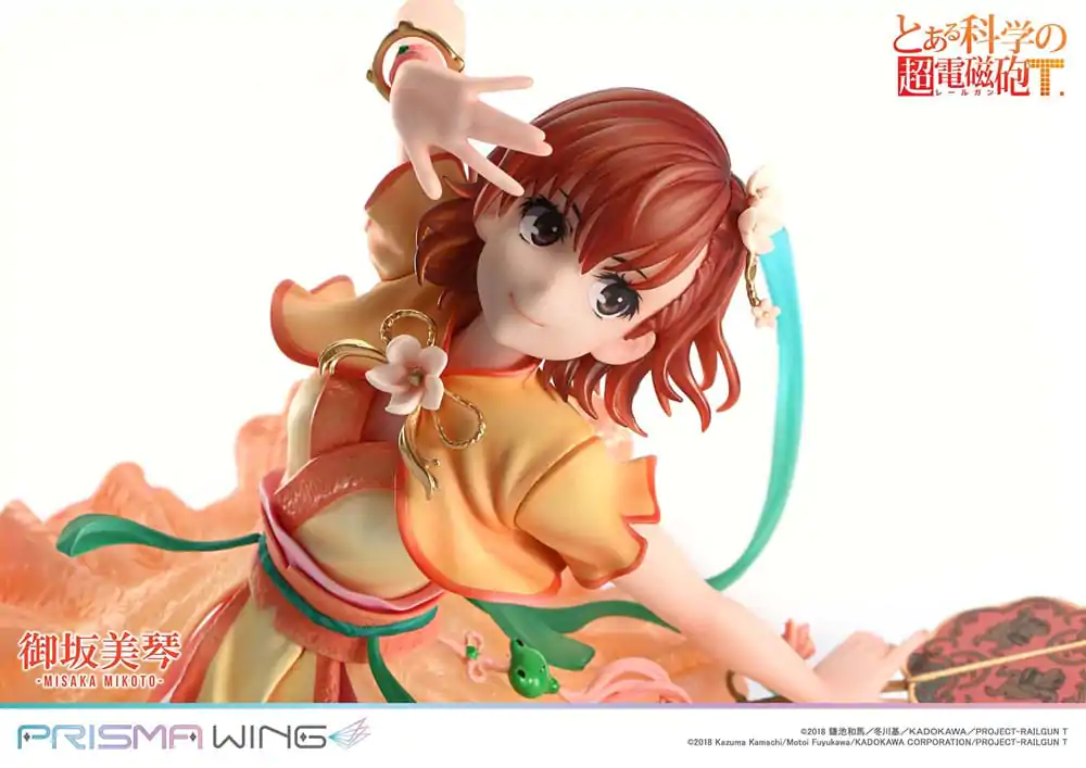 To Aru Kagaku no Railgun Prisma Wing PVC Statue 1/7 Misaka Mikoto Bonus Version 22 cm product photo