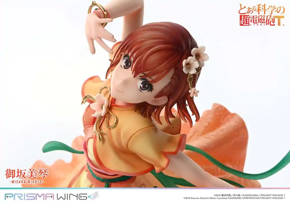 To Aru Kagaku no Railgun Prisma Wing PVC Statue 1/7 Misaka Mikoto Bonus Version 22 cm product photo