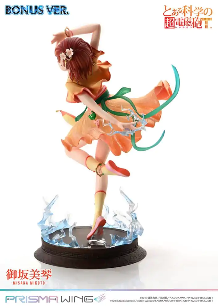 To Aru Kagaku no Railgun Prisma Wing PVC Statue 1/7 Misaka Mikoto Bonus Version 22 cm product photo