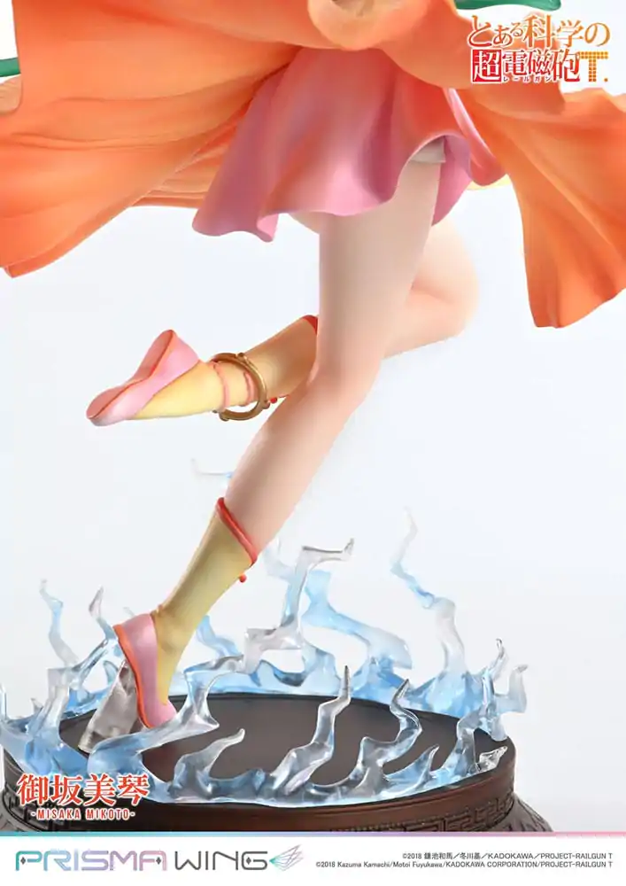 To Aru Kagaku no Railgun Prisma Wing PVC Statue 1/7 Misaka Mikoto Bonus Version 22 cm product photo