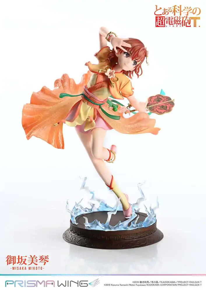 To Aru Kagaku no Railgun Prisma Wing PVC Statue 1/7 Misaka Mikoto Bonus Version 22 cm product photo