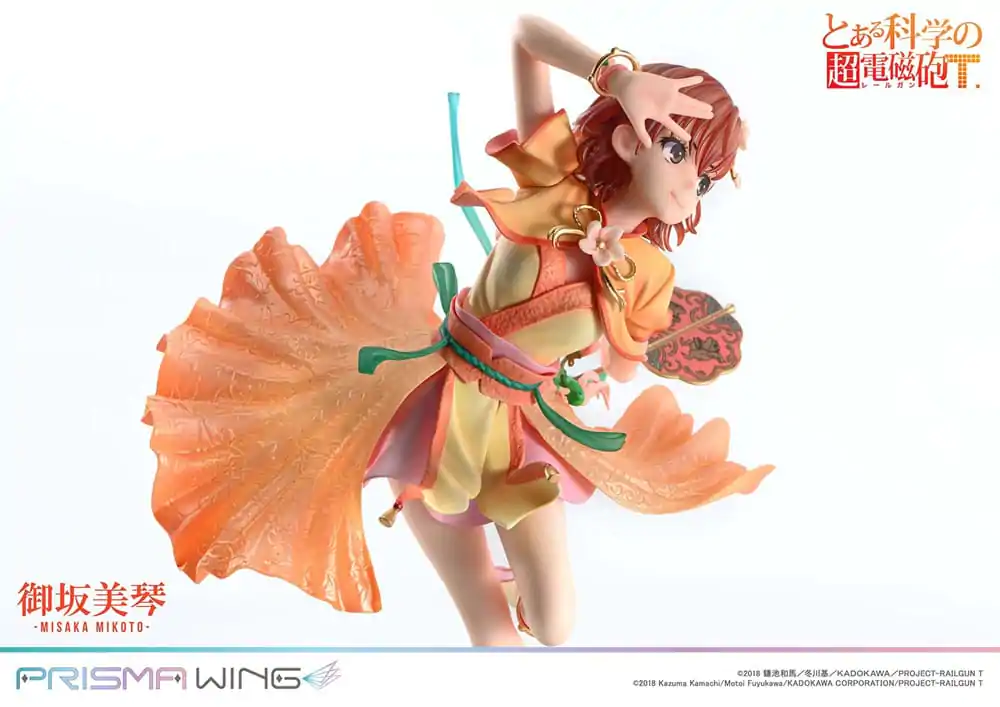 To Aru Kagaku no Railgun Prisma Wing PVC Statue 1/7 Misaka Mikoto Bonus Version 22 cm product photo