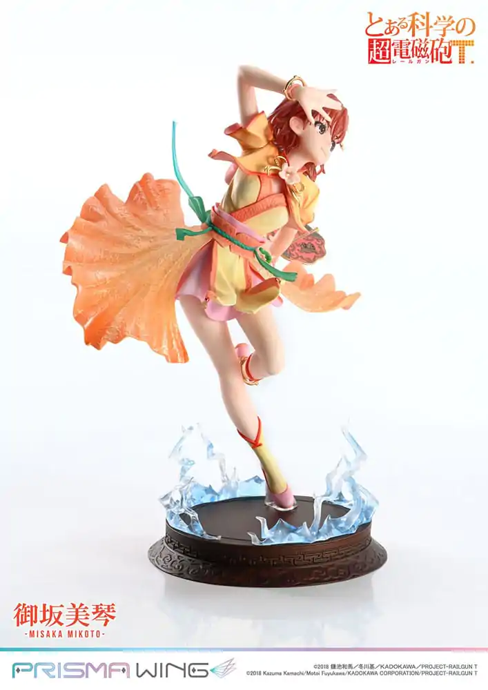 To Aru Kagaku no Railgun Prisma Wing PVC Statue 1/7 Misaka Mikoto Bonus Version 22 cm product photo
