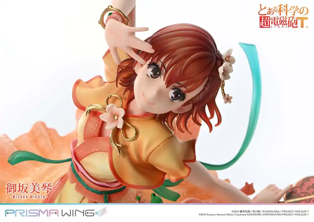 To Aru Kagaku no Railgun Prisma Wing PVC Statue 1/7 Misaka Mikoto Bonus Version 22 cm product photo