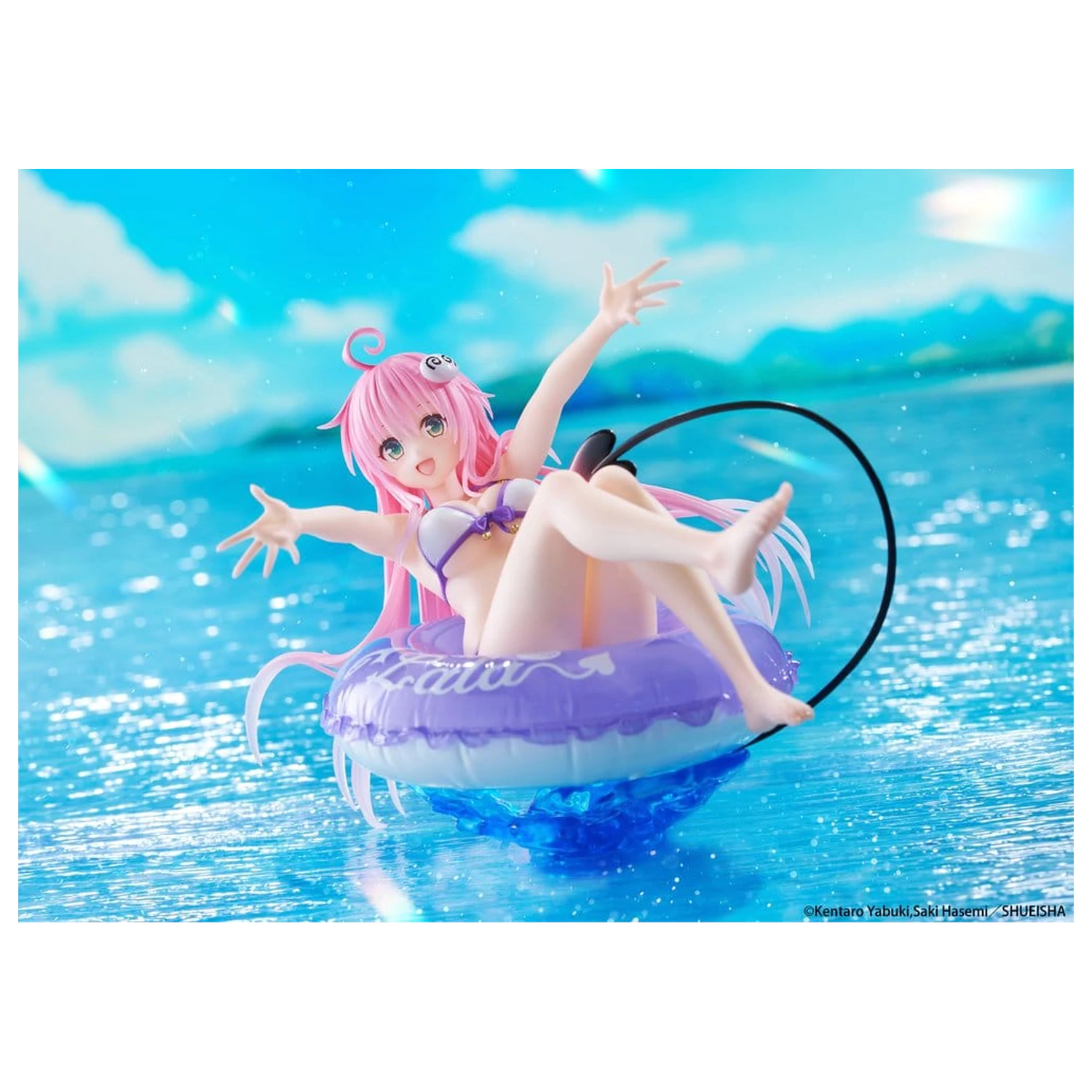 To Love-Ru Aqua Float Girls PVC Figure Lala 10 cm product photo