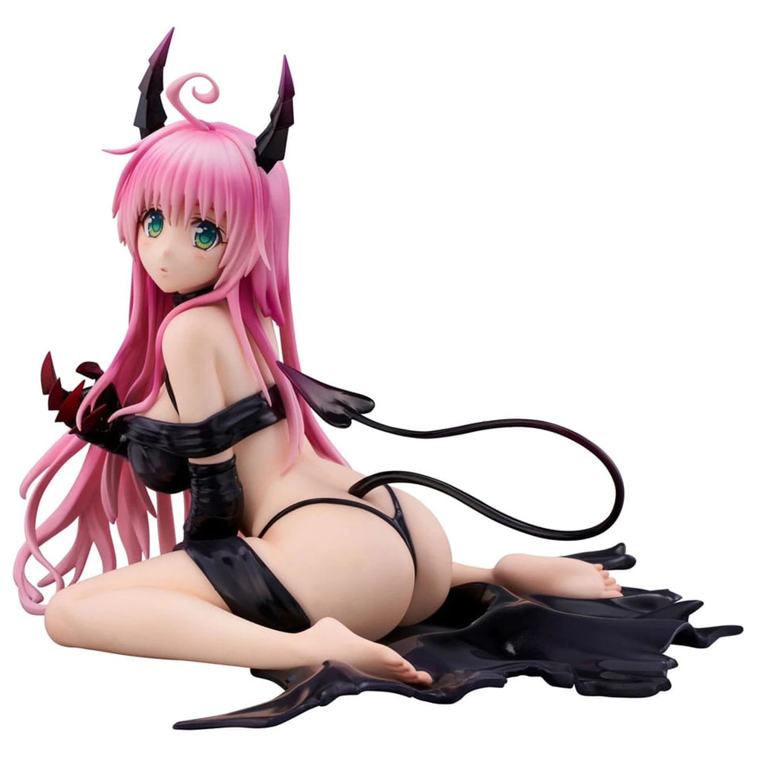 To Love-Ru Darkness Statue PVC 1/6 Lala Satalin Deviluke Darkness Ver. Renewal Package Edition 15 cm product photo